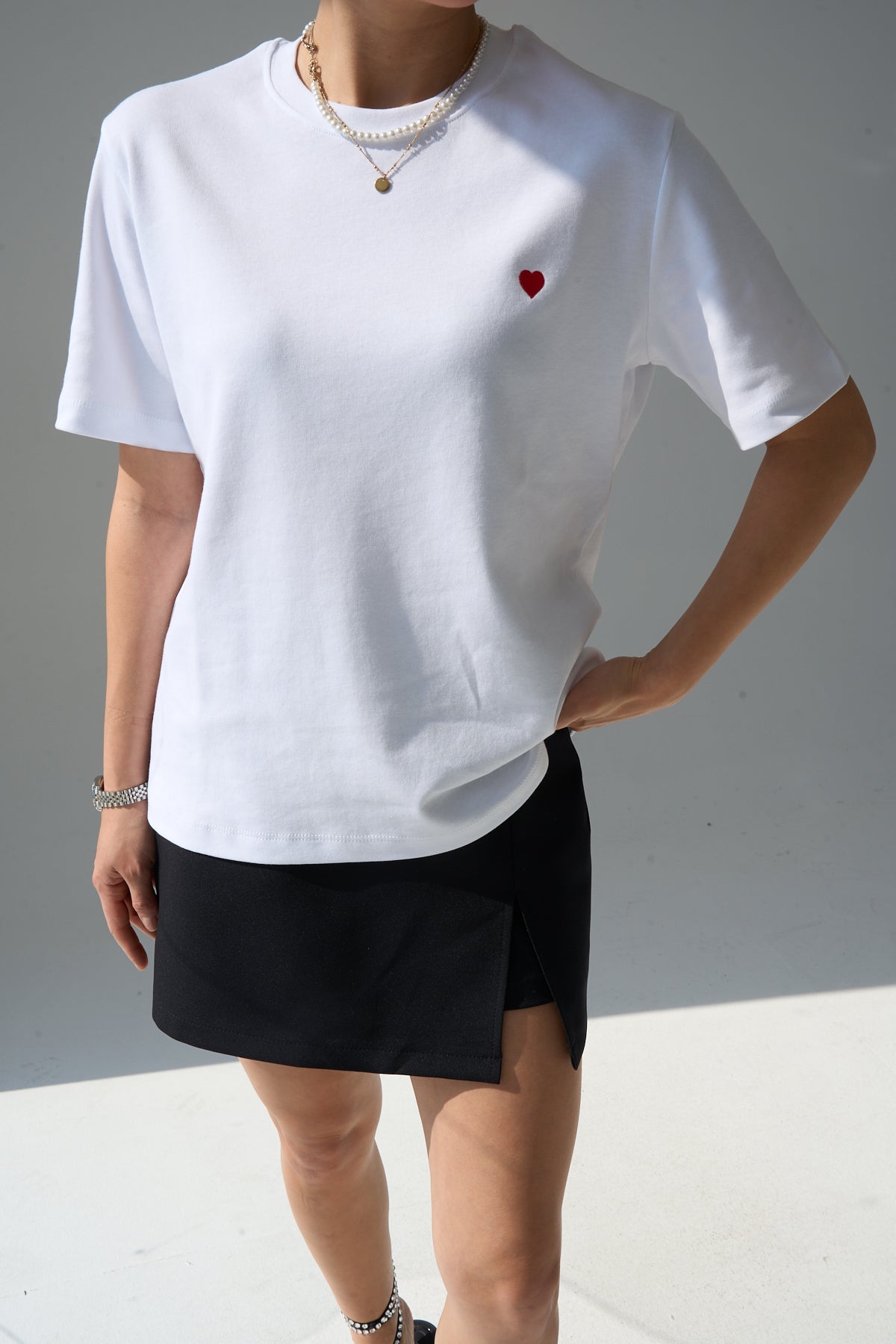 Heartfelt White T-Shirt