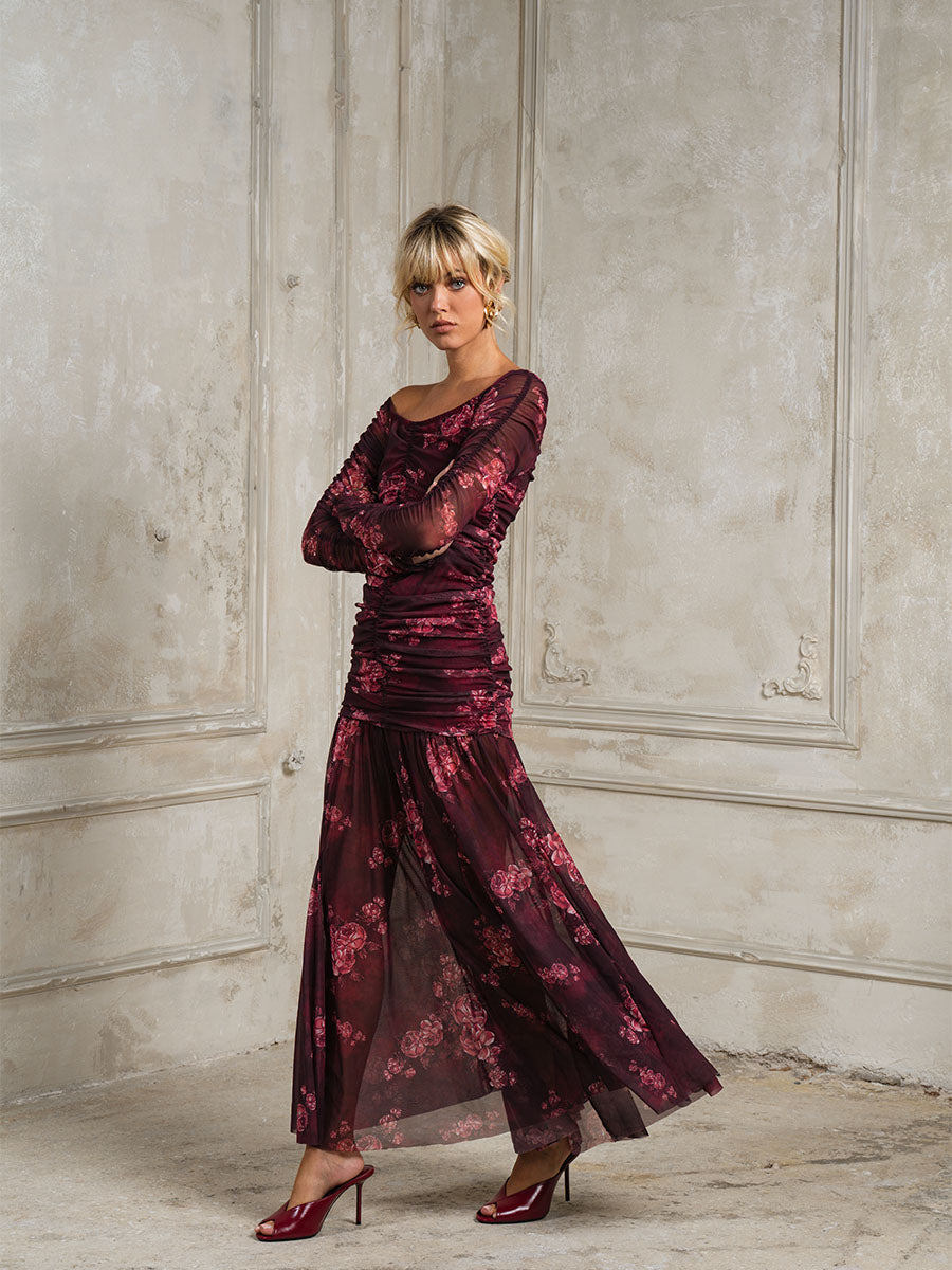 Ruby Mesh Dress