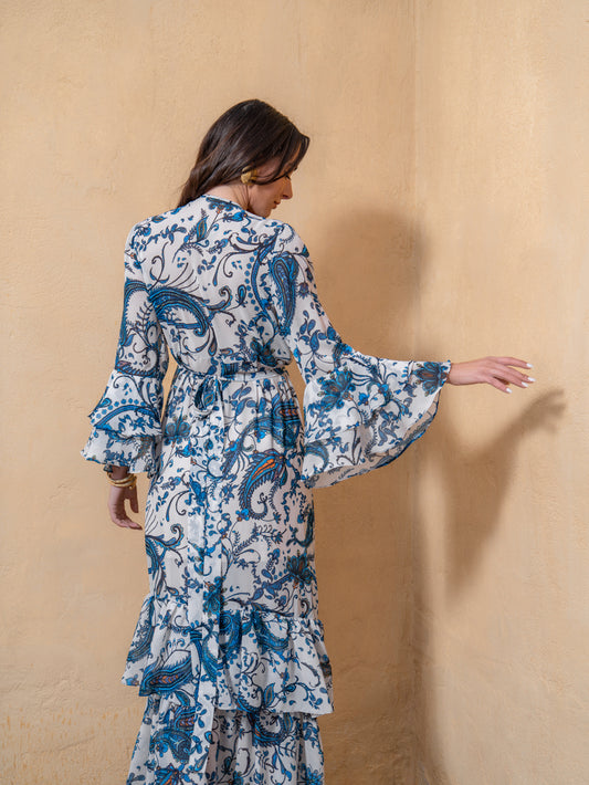 Azzurro Kimono Dress