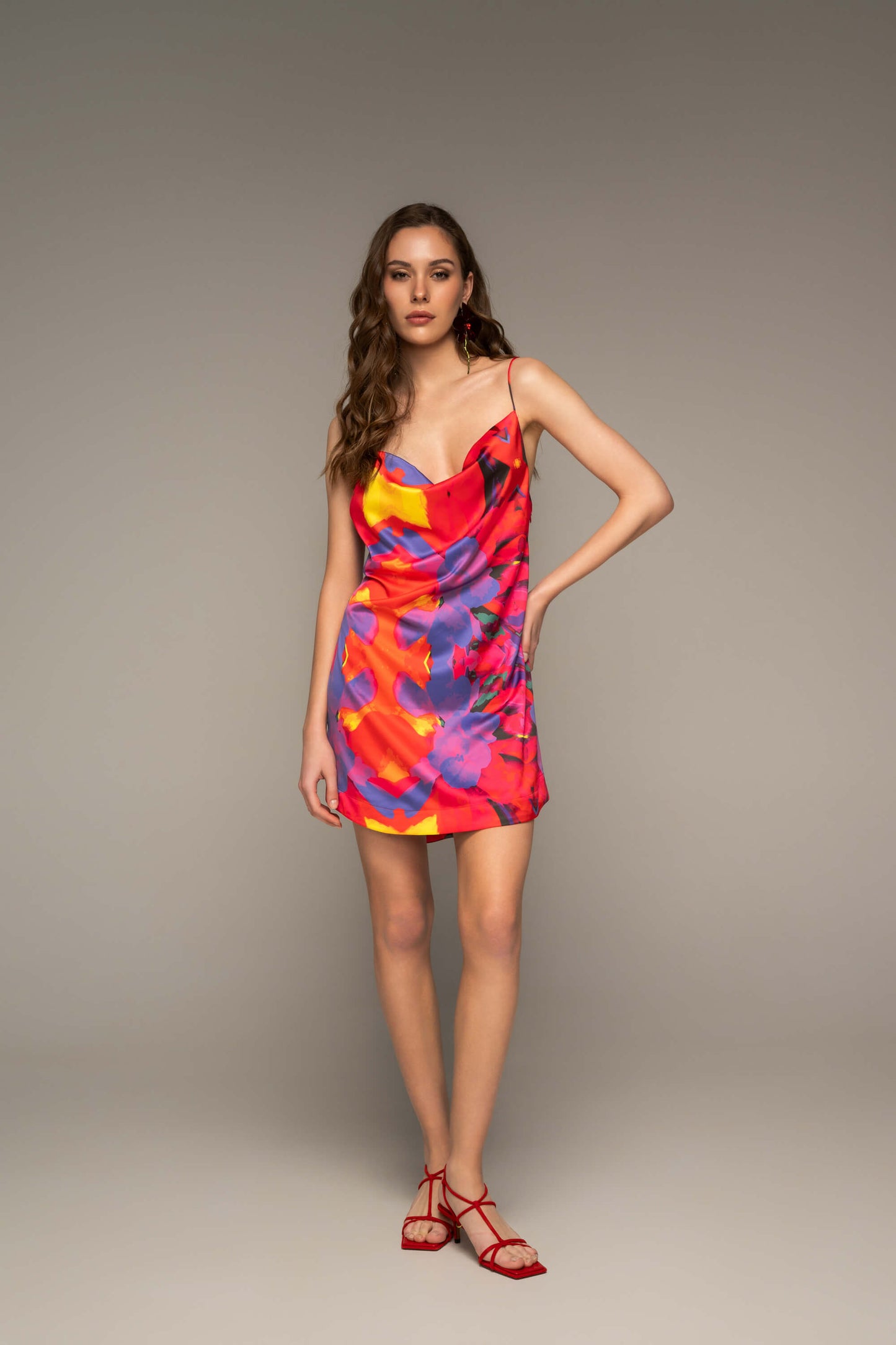 Whisper Drapped Dress